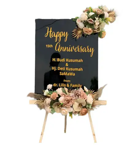 Papan Bunga Akrilik Tabir Ulu