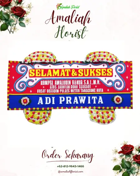 Papan Bunga Ucapan Selamat Tabir Ulu